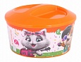 Шкатулка игрушечная "44 котёнка" круглая Шкатулка игрушечная "44 котёнка" круглая