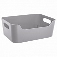 КОРЗИНКА УНИВЕРСАЛЬНАЯ "SCANDI", 340Х240Х140 ММ, 10Л (Светло-серый) КОРЗИНКА УНИВЕРСАЛЬНАЯ "SCANDI", 340Х240Х140 ММ, 10Л (Светло-серый)