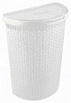 КОРЗИНА ДЛЯ БЕЛЬЯ "ECO STYLE" 460Х265Х610 ММ (белый) КОРЗИНА ДЛЯ БЕЛЬЯ "ECO STYLE" 460Х265Х610 ММ (белый)