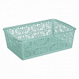 КОРЗИНКА УНИВЕРСАЛЬНАЯ "FLORAL", 300Х195Х95 ММ (Микс розовый светло-голубой) КОРЗИНКА УНИВЕРСАЛЬНАЯ "FLORAL", 300Х195Х95 ММ (Микс розовый светло-голубой)