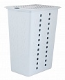Корзина д/белья "Виолетта" 30л (голубой) Корзина д/белья "Виолетта" 30л (голубой)